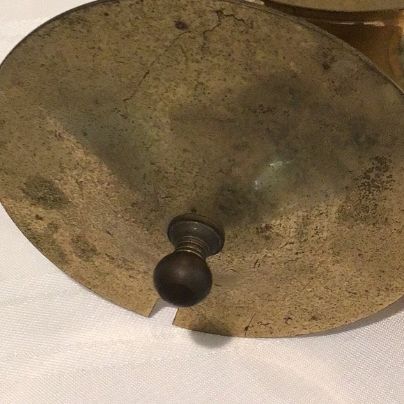 Vintage Brass incense burner fire starter smudge pot honey pot used good cond. - Picture 6 of 6